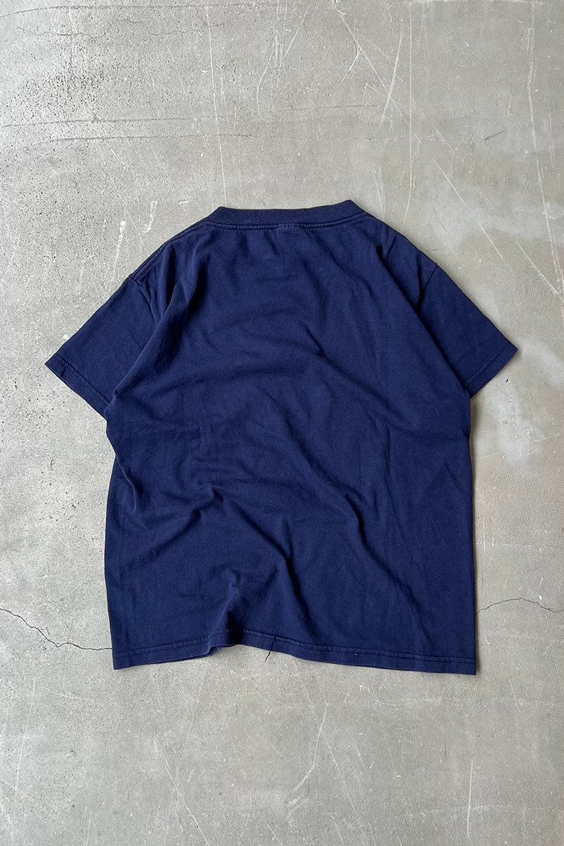 MADE IN MEXICO 90'S ILLUSIONS T-SHIRT / NAVY [SIZE: S USED]