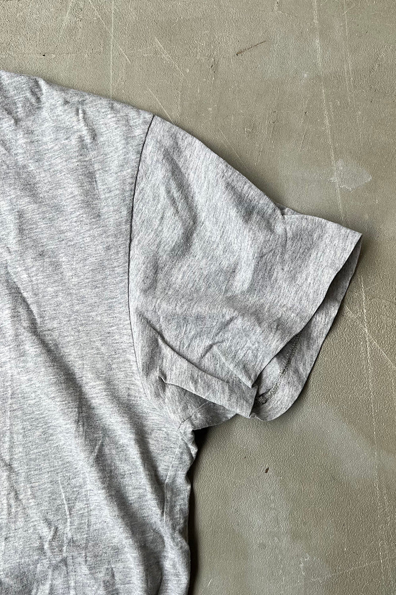 90s One-Point Logo T-Shirt / Gray [SIZE: L Used]