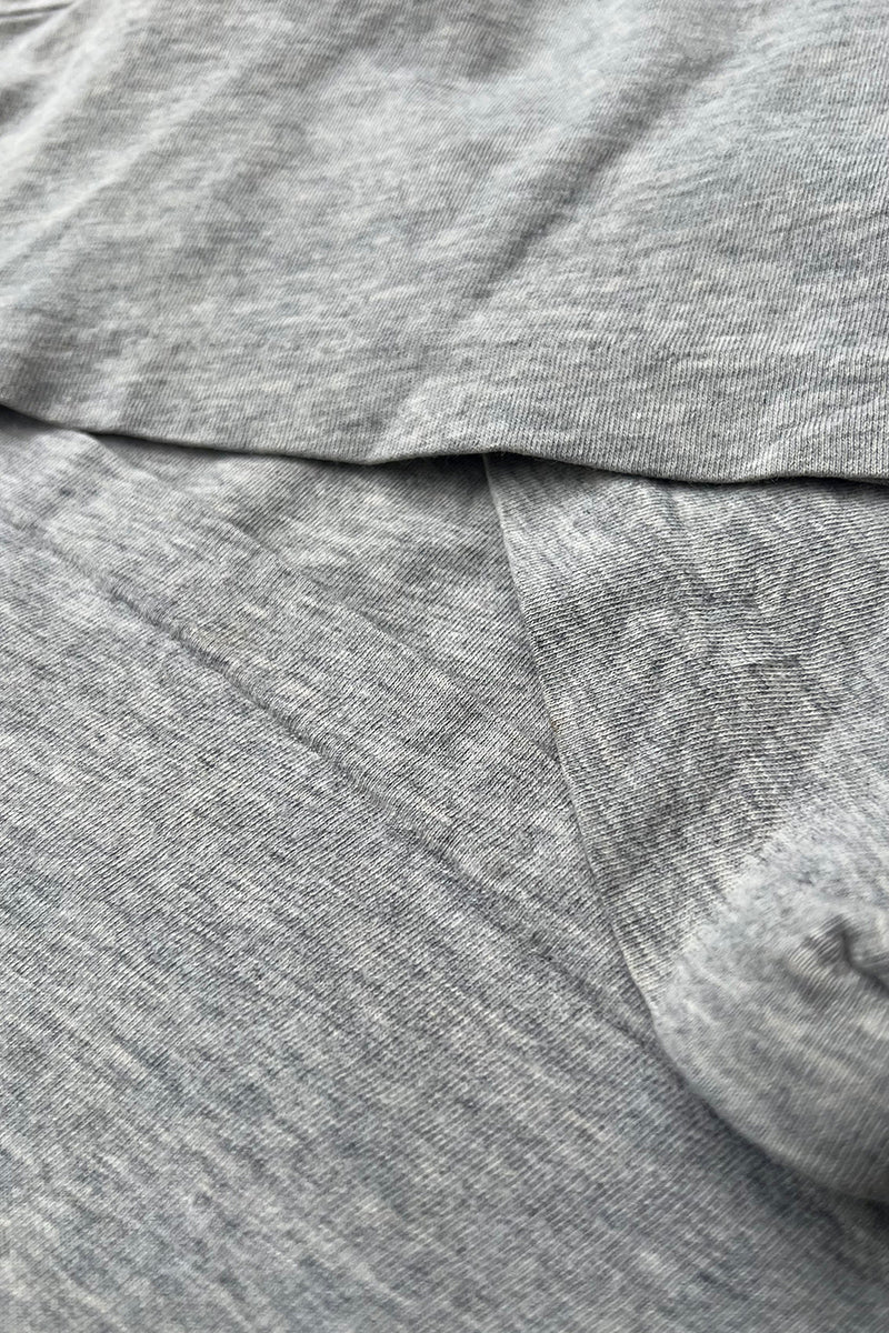 90s One-Point Logo T-Shirt / Gray [SIZE: L Used]