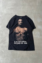 画像をギャラリービューアに読み込む, Y2K EARLY 00&#39;S 2PAC MUSIC PRINT T-SHIRT / BLACK [SIZE: S USED]
