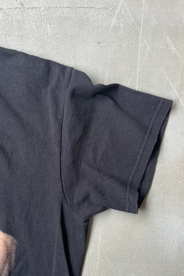 Y2K EARLY 00'S 2PAC MUSIC PRINT T-SHIRT / BLACK [SIZE: S USED]