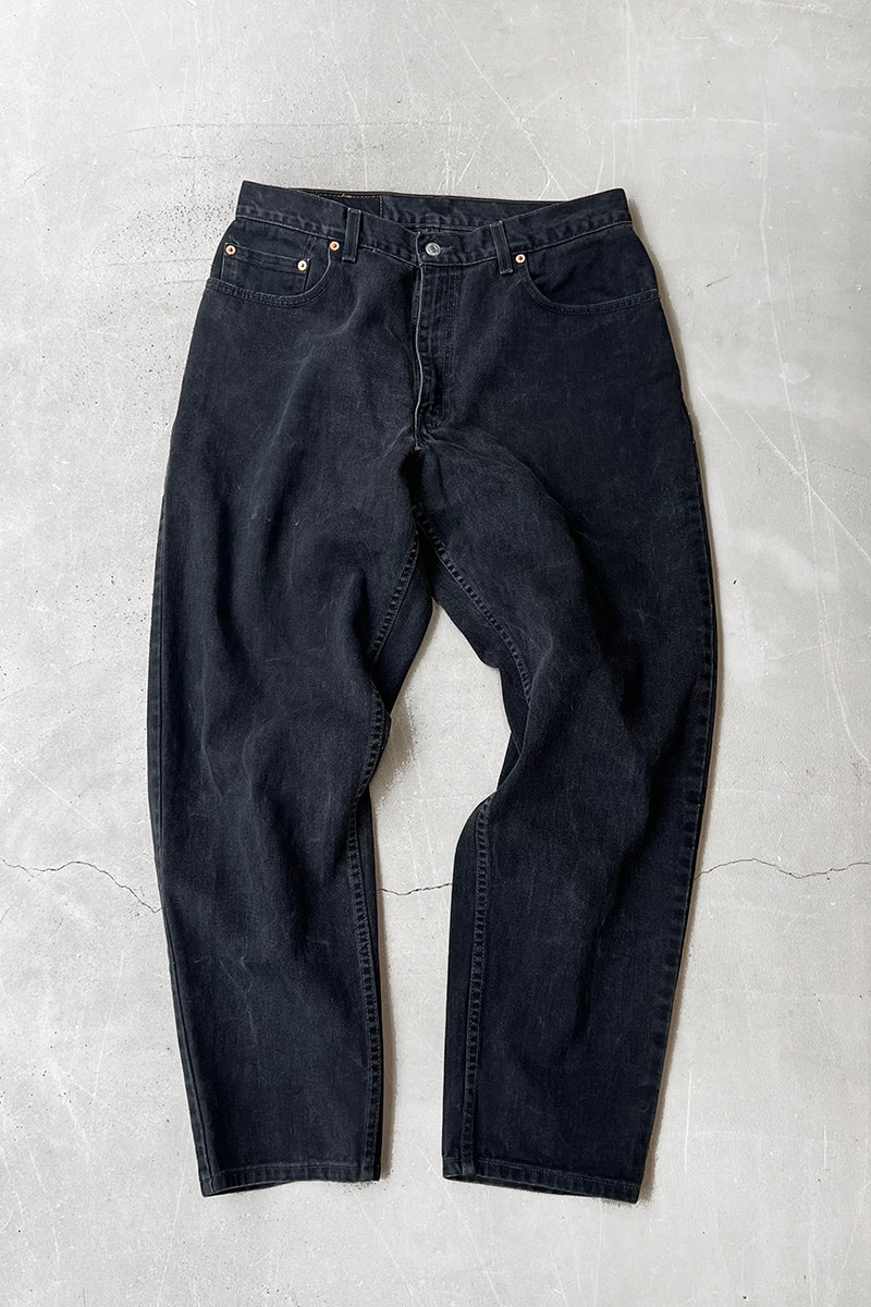 MADE IN USA 90'S 560 DENIM PANTS / SULFUR BLACK [SIZE: 34 USED]