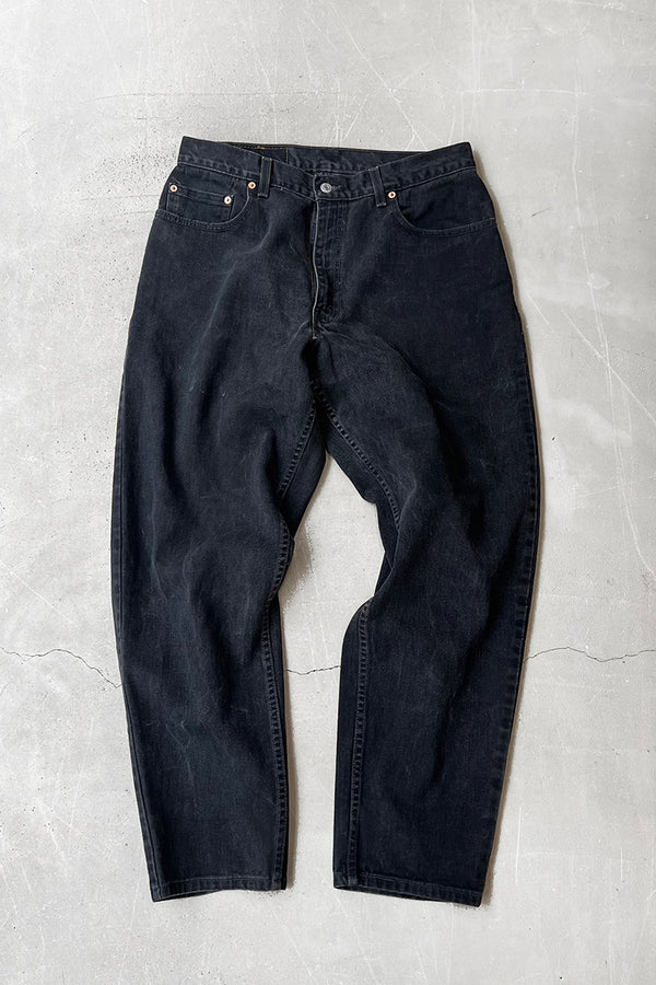 MADE IN USA 90'S 560 DENIM PANTS / SULFUR BLACK [SIZE: 34 USED]