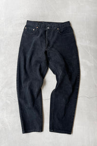 MADE IN USA 90'S 560 DENIM PANTS / SULFUR BLACK [SIZE: 34 USED]