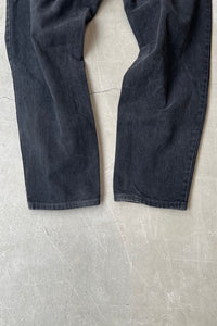 MADE IN USA 90'S 560 DENIM PANTS / SULFUR BLACK [SIZE: 34 USED]