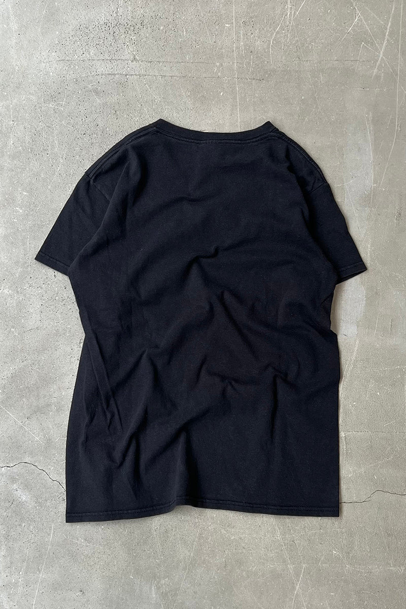 Y2K EARLY 00'S 2PAC MUSIC PRINT T-SHIRT / BLACK [SIZE: S USED]