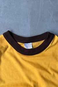 80'S POCKET T-SHIRT / YELLOW [SIZE: L USED]
