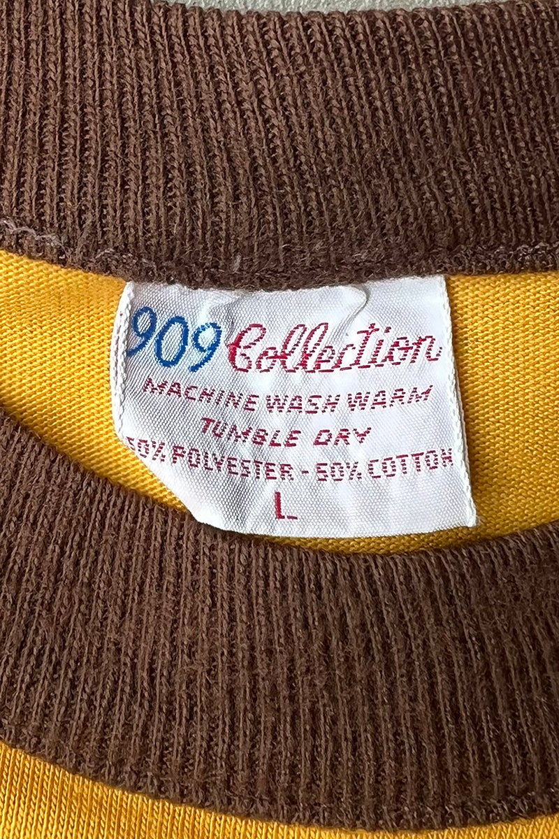 80'S POCKET T-SHIRT / YELLOW [SIZE: L USED]