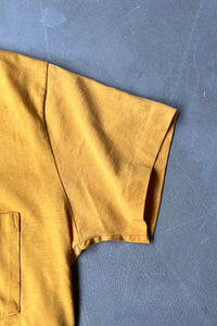 80'S POCKET T-SHIRT / YELLOW [SIZE: L USED]