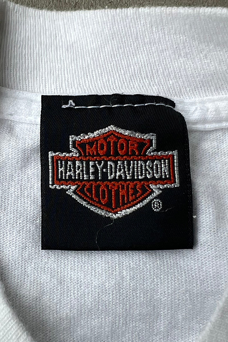 MADE IN USA 90'S NORTH TEXAS DALLAS POCKET T-SHIRT / WHITE [SIZE: L USED]