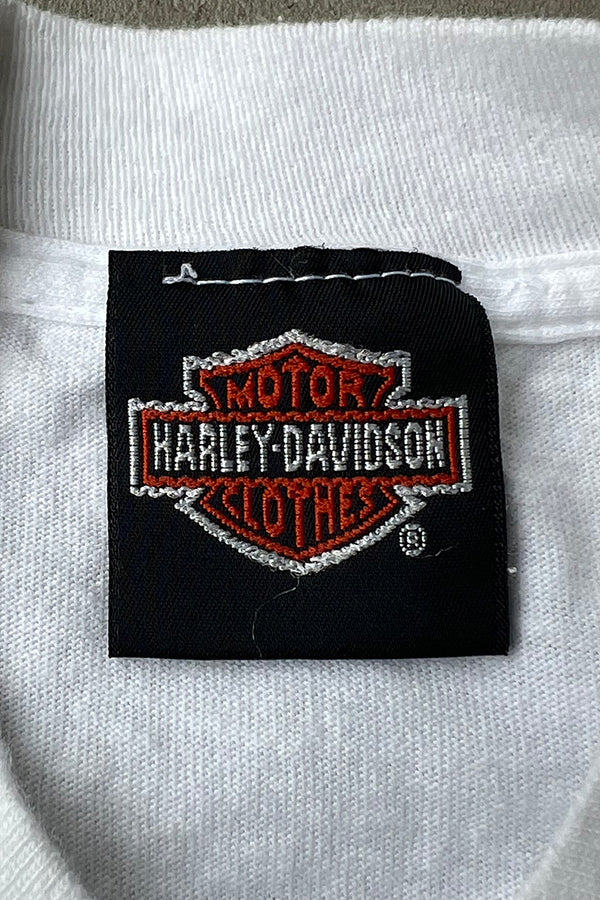 MADE IN USA 90'S NORTH TEXAS DALLAS POCKET T-SHIRT / WHITE [SIZE: L USED]