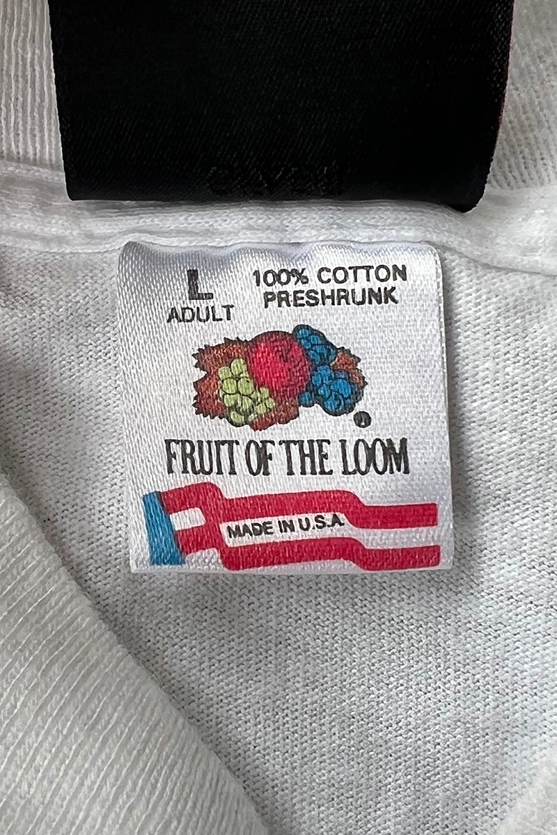 MADE IN USA 90'S NORTH TEXAS DALLAS POCKET T-SHIRT / WHITE [SIZE: L USED]