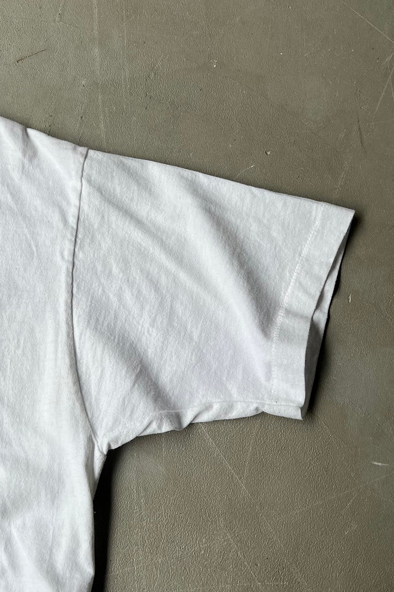 MADE IN USA 90'S NORTH TEXAS DALLAS POCKET T-SHIRT / WHITE [SIZE: L USED]