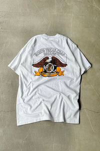 MADE IN USA 90'S NORTH TEXAS DALLAS POCKET T-SHIRT / WHITE [SIZE: L USED]