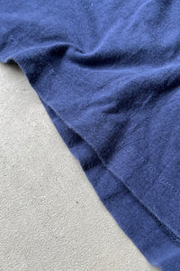 90'S HENLEY NECK T-SHIRT / NAVY [SIZE: L USED]