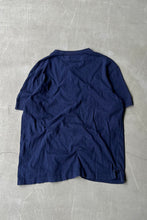 画像をギャラリービューアに読み込む, 90&#39;S HENLEY NECK T-SHIRT / NAVY [SIZE: L USED]
