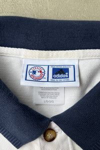 Y2K 01'S NY YANKEES S/S POLO SHIRT / WHITE [SIZE: L USED]