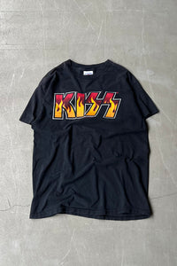 MADE IN MEXICO Y2K 01'S KISS BAND T-SHIRT  / BLACK [SIZE: M USED]