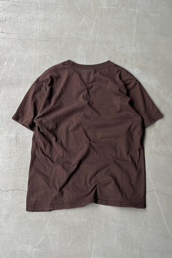 Y2K EARLY 00'S WOOKIE PRINT MOVIE T-SHIRT / BROWN [SIZE: L USED]
