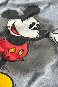 90'S MICKEY T-SHIRT  / GRAY [SIZE: L USED]