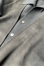 画像をギャラリービューアに読み込む, MADE IN SPAIN 70-80&#39;S KNIT &amp; SUEDE JACKET / BLACK [SIZE: M USED]
