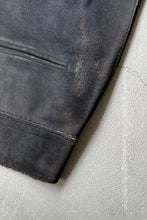 画像をギャラリービューアに読み込む, MADE IN SPAIN 70-80&#39;S KNIT &amp; SUEDE JACKET / BLACK [SIZE: M USED]
