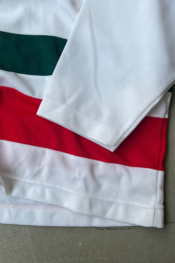90'S HOCKEY DEVILS GAME SHIRT / WHITE [SIZE: L USED]