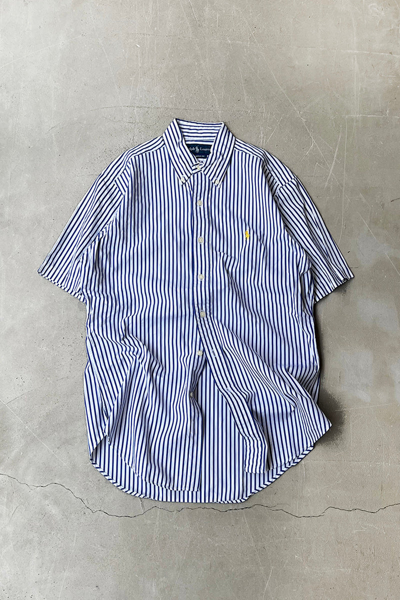 90'S CLASSIC FIT S/S SHIRT / STRIPE [SIZE: S USED]