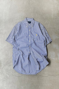 90'S CLASSIC FIT S/S SHIRT / STRIPE [SIZE: S USED]