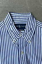画像をギャラリービューアに読み込む, 90&#39;S CLASSIC FIT S/S SHIRT / STRIPE [SIZE: S USED]
