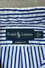 画像をギャラリービューアに読み込む, 90&#39;S CLASSIC FIT S/S SHIRT / STRIPE [SIZE: S USED]
