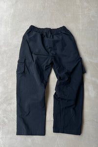 NYLON CARGO PANTS / BLACK [SIZE: S USED]