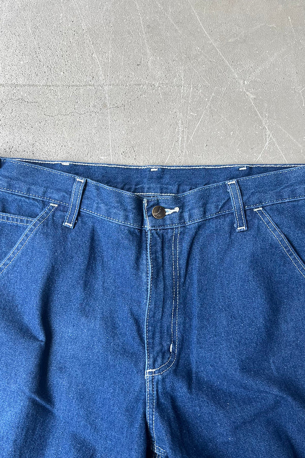 MADE IN MEXICO 21'S DENIM PAINTER PANTS / INDIGO USA Model [SIZE: 33 USED]