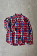 画像をギャラリービューアに読み込む, 90&#39;S  CHECK CLASSIC FIT L/S SHIRT / RED [SIZE: L USED]
