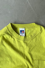画像をギャラリービューアに読み込む, MADE IN USA 90&#39;S HIGH COTTON POCKET T-SHIRT / GREEN [SIZE: M USED]
