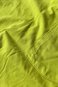 MADE IN USA 90'S HIGH COTTON POCKET T-SHIRT / GREEN [SIZE: M USED]