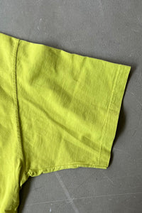 MADE IN USA 90'S HIGH COTTON POCKET T-SHIRT / GREEN [SIZE: M USED]