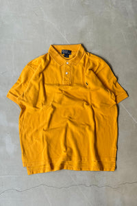 90'S ONE POINT POLO S/S SHIRT / ORANGE [SIZE: L USED]