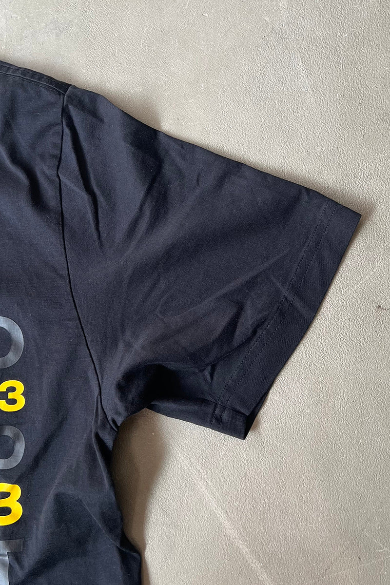 18AW MESSAGE T-SHIRT / BLACK [SIZE: S USED]