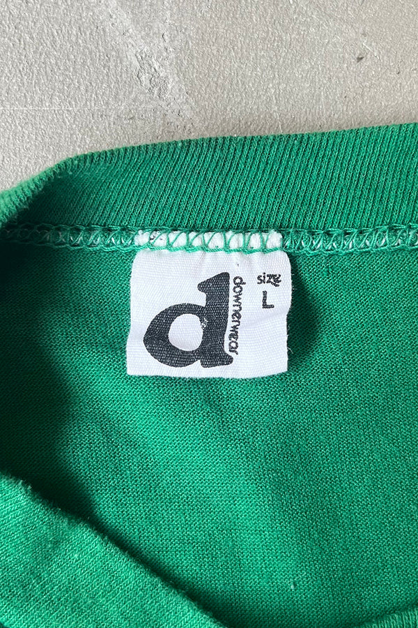MADE IN USA 90'S WEST T-SHIRT / GREEN [SIZE: L USED]