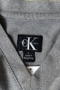 Y2K EARLY 00'S L/S V-NECK T-SHIRT / GRAY [SIZE: L USED]