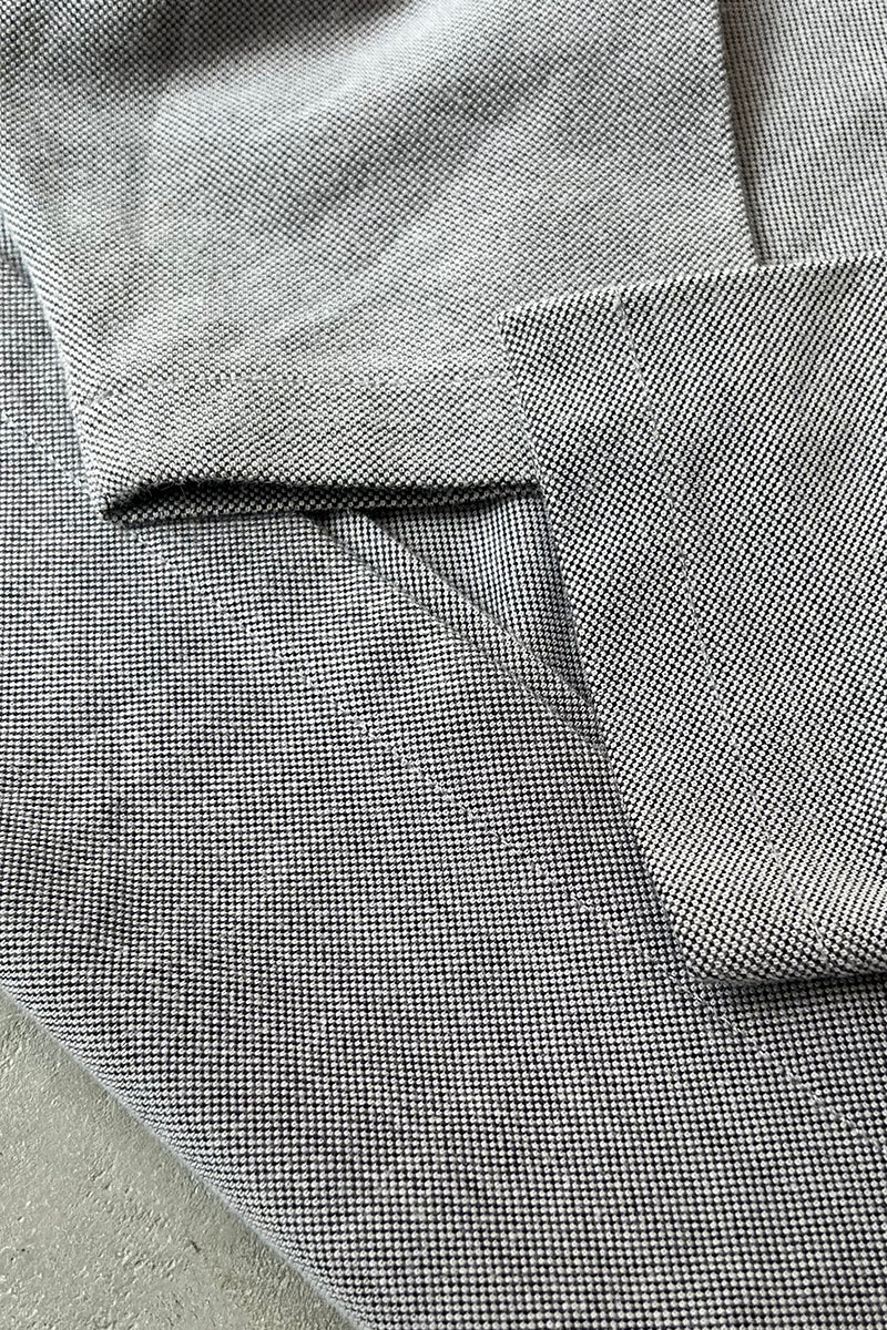 Y2K EARLY 00'S L/S V-NECK T-SHIRT / GRAY [SIZE: L USED]