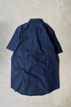 画像をギャラリービューアに読み込む, 90&#39;S CUSTOM FIT S/S SHIRT / NAVY [SIZE: M USED]
