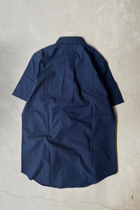 90'S CUSTOM FIT S/S SHIRT / NAVY [SIZE: M USED]