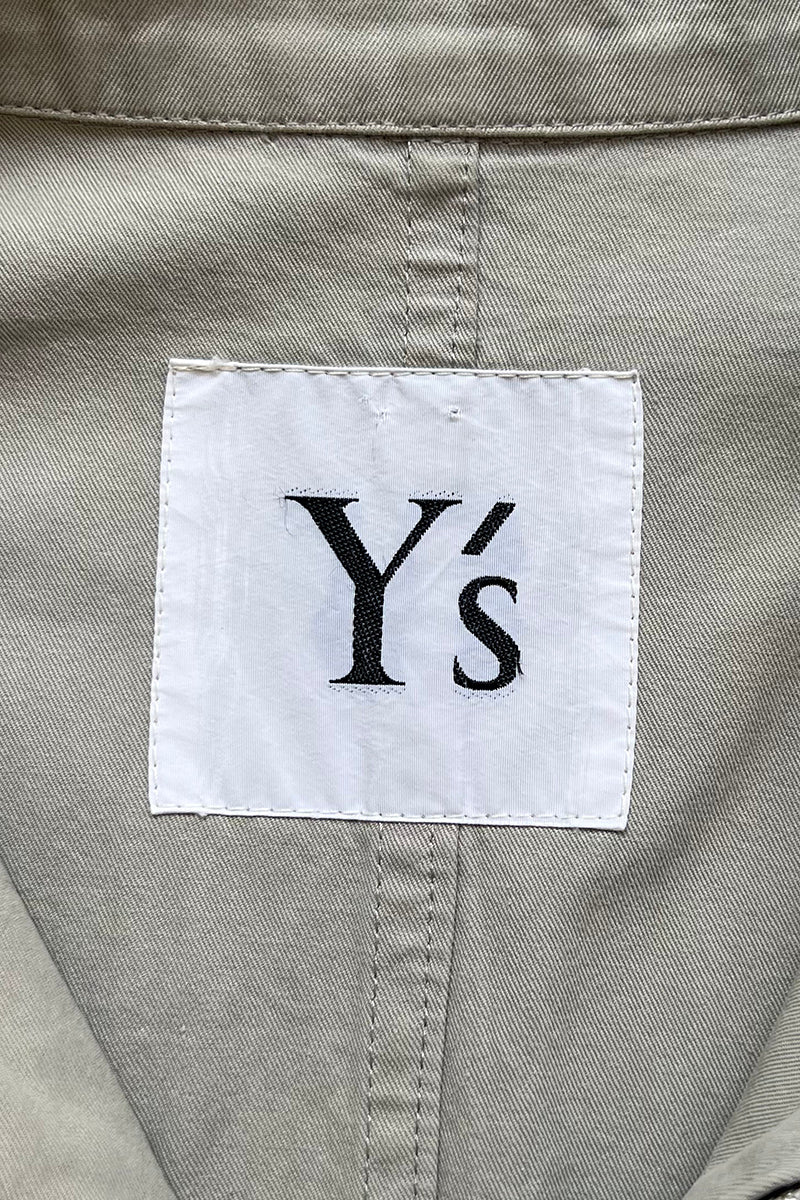 90'S-Y2K EARLY 00'S ZIP SHIRT JACKET / GRAY [SIZE: L USED]
