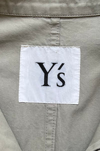 90'S-Y2K EARLY 00'S ZIP SHIRT JACKET / GRAY [SIZE: L USED]