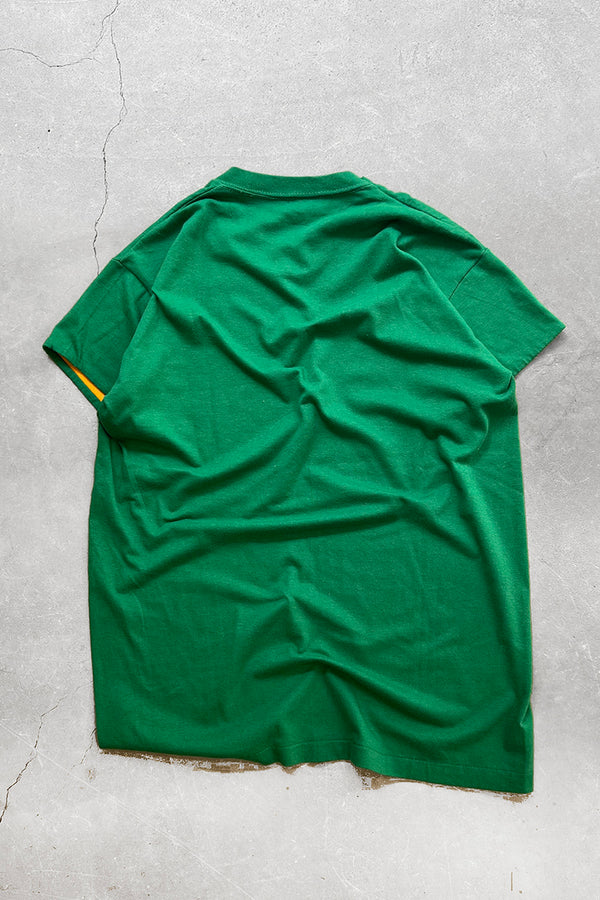MADE IN USA 90'S WEST T-SHIRT / GREEN [SIZE: L USED]