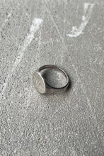 画像をギャラリービューアに読み込む, MADE IN ITALY 950 MIRROR SILVER SIGNET RING / SILVER [SIZE: 21号相当 USED]
