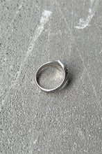 画像をギャラリービューアに読み込む, MADE IN ITALY 950 MIRROR SILVER SIGNET RING / SILVER [SIZE: 21号相当 USED]
