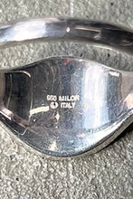 画像をギャラリービューアに読み込む, MADE IN ITALY 950 MIRROR SILVER SIGNET RING / SILVER [SIZE: 21号相当 USED]
